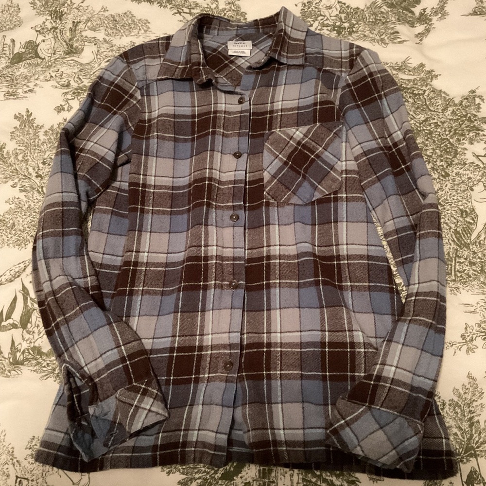 RVCA flannel, size Small